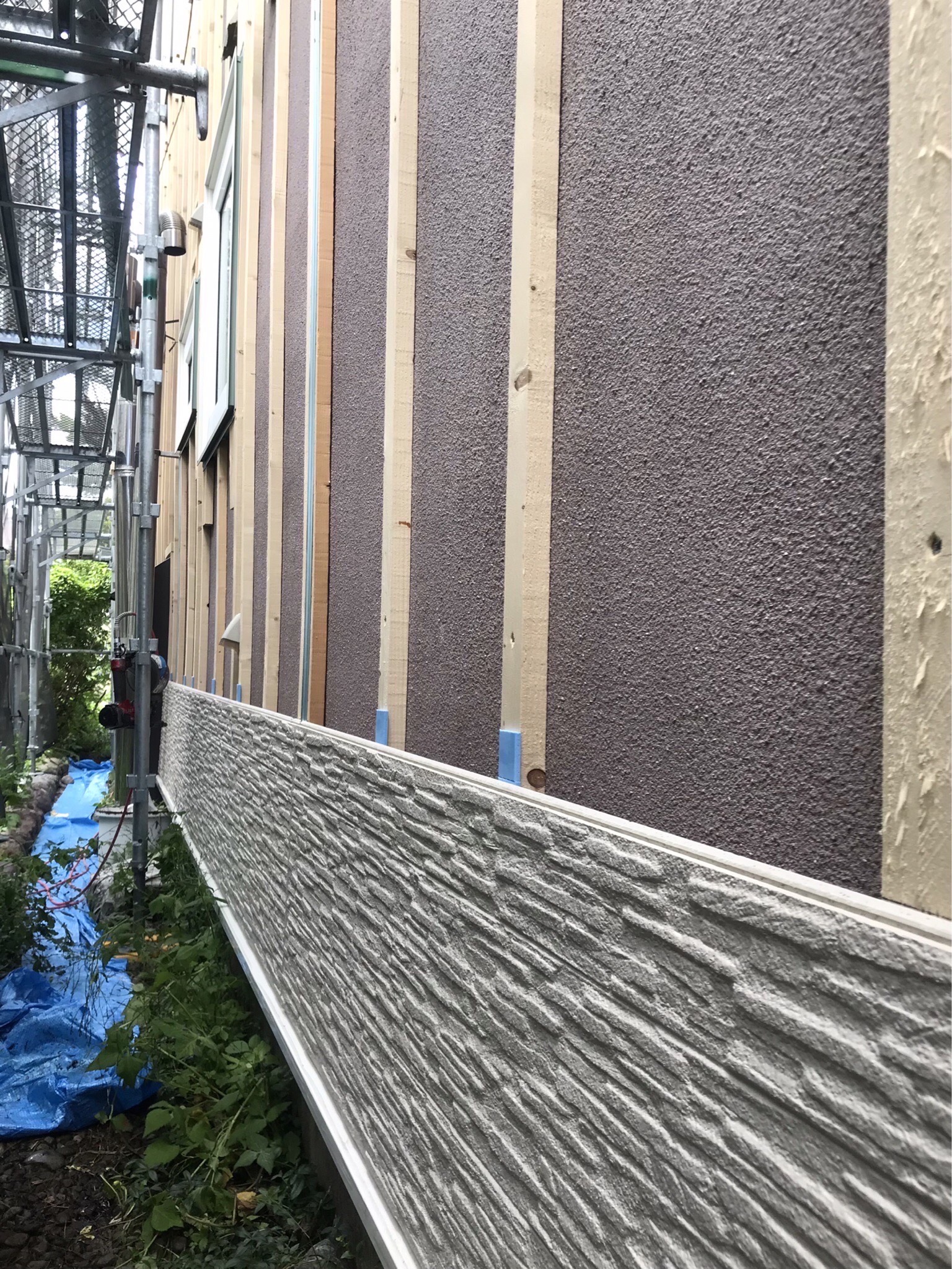 不陸調整施工１