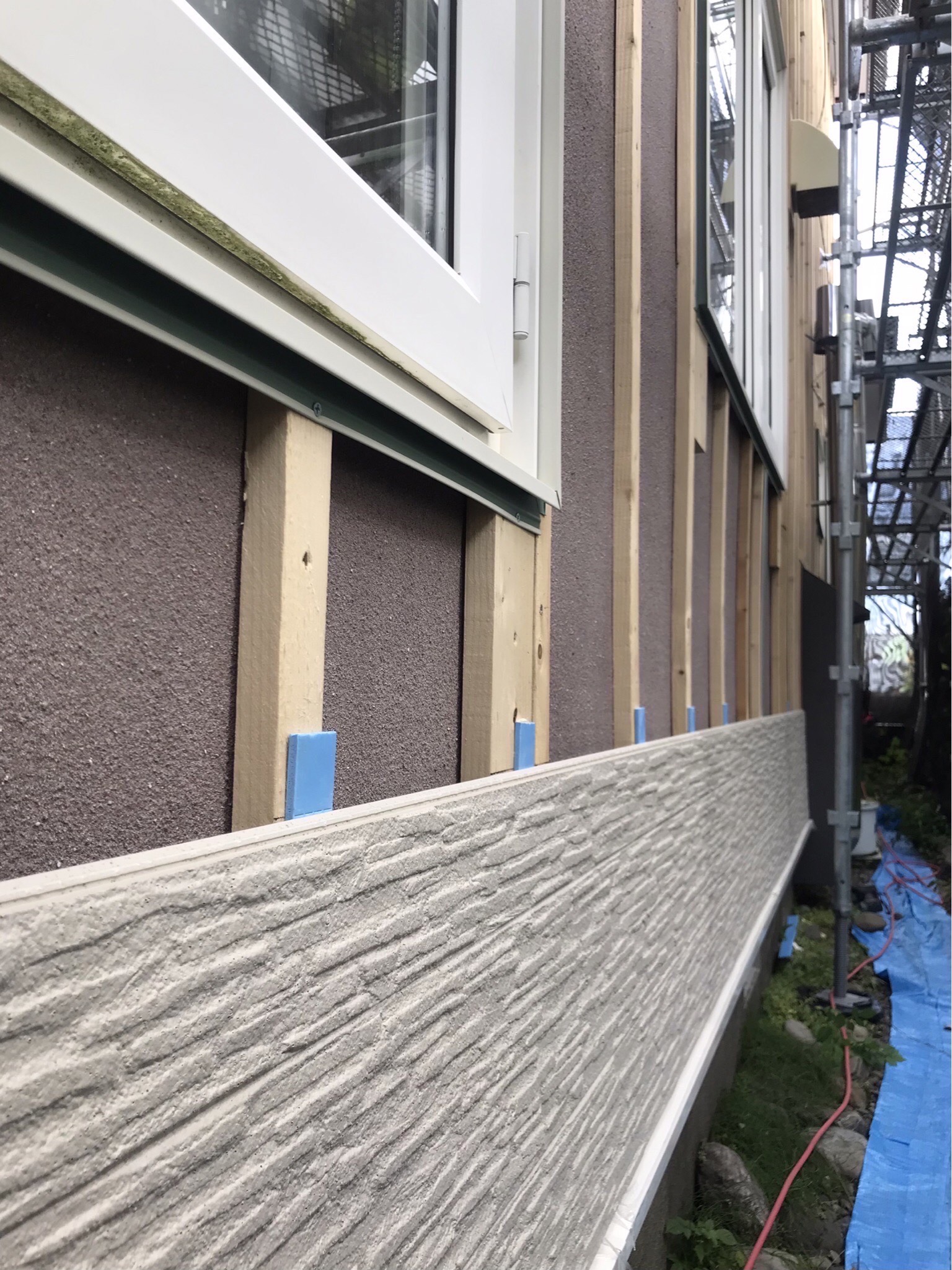 不陸調整施工２